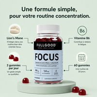FOCUS — Gummies Lion's Mane + Vitamine B6