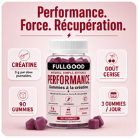 PERFORMANCE — Gummies Créatine Monohydrate  GOUT CERISE