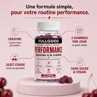 PERFORMANCE — Gummies Créatine Monohydrate  GOUT CERISE