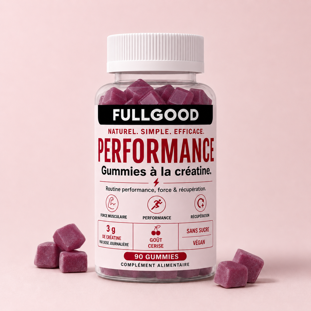 PERFORMANCE — Gummies Créatine Monohydrate  GOUT CERISE