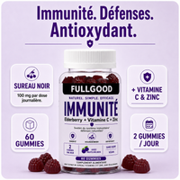 IMMUNITÉ — Gummies Sureau Noir + Vitamine C + Zinc