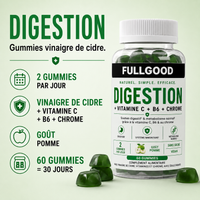 DIGESTION — Gummies Vinaigre de Cidre + Vitamine C + B6 + Chrome