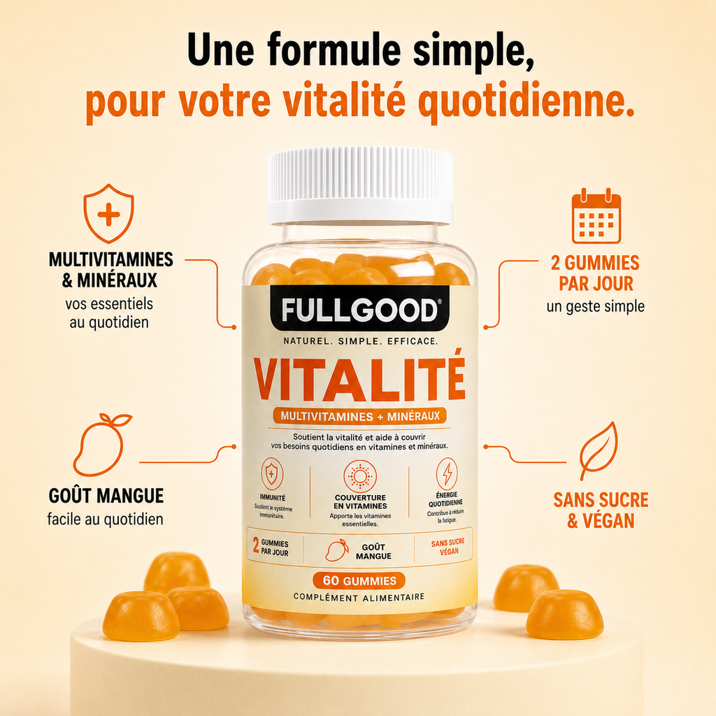 VITALITÉ — Gummies Multivitamines + Minéraux