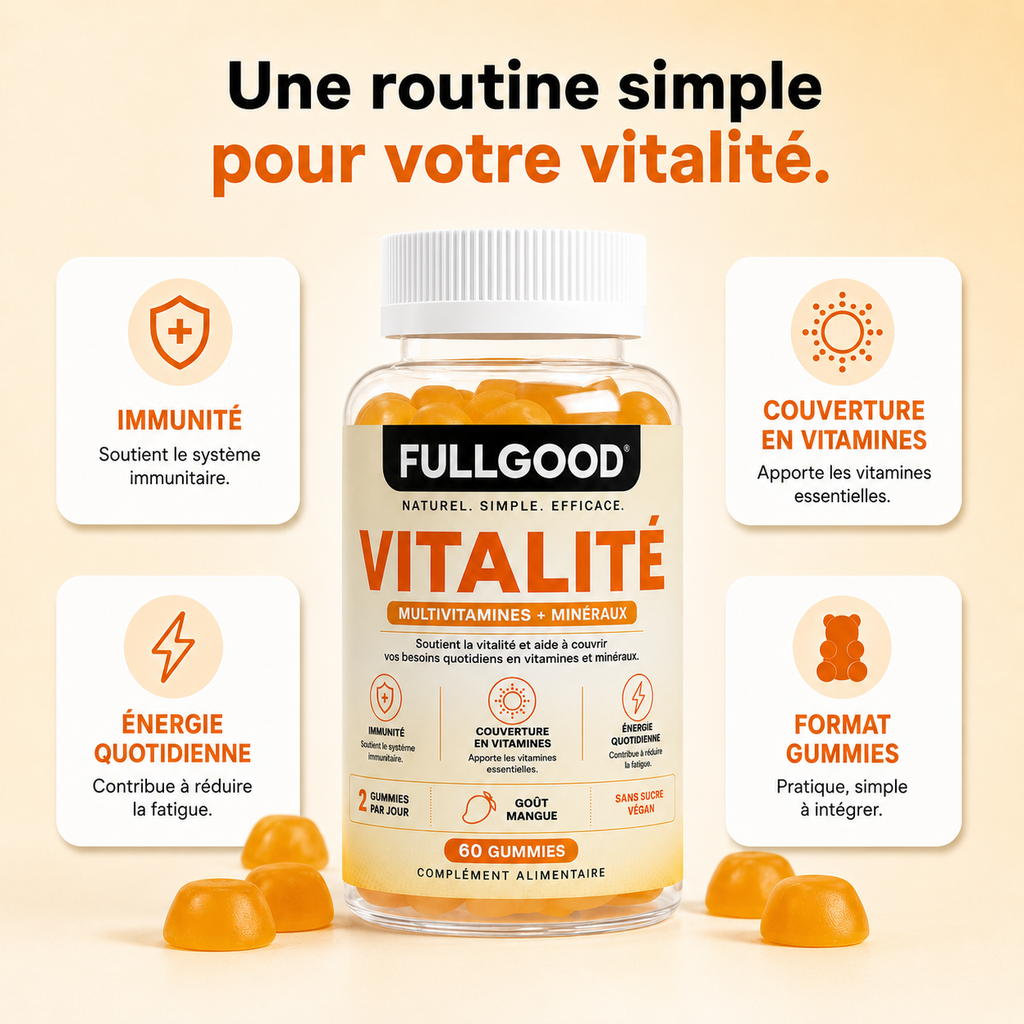 VITALITÉ — Gummies Multivitamines + Minéraux